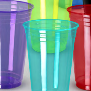 Vasos Polipropileno Copobras balada neon